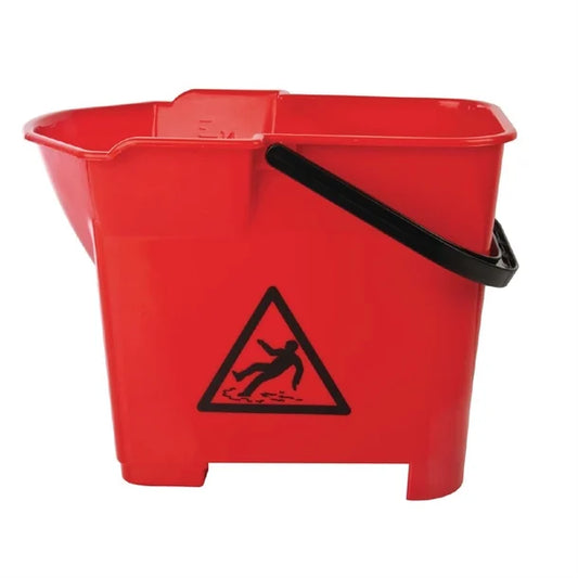 Jantex Red Bucket with Handle AB395