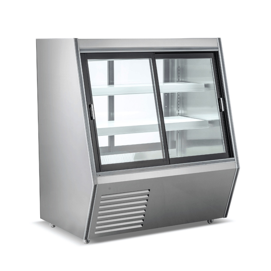 Bonvue 1223mm Dual-Access Refrigerated Deli, Meat and Seafood Display Fridge AMS-12DD