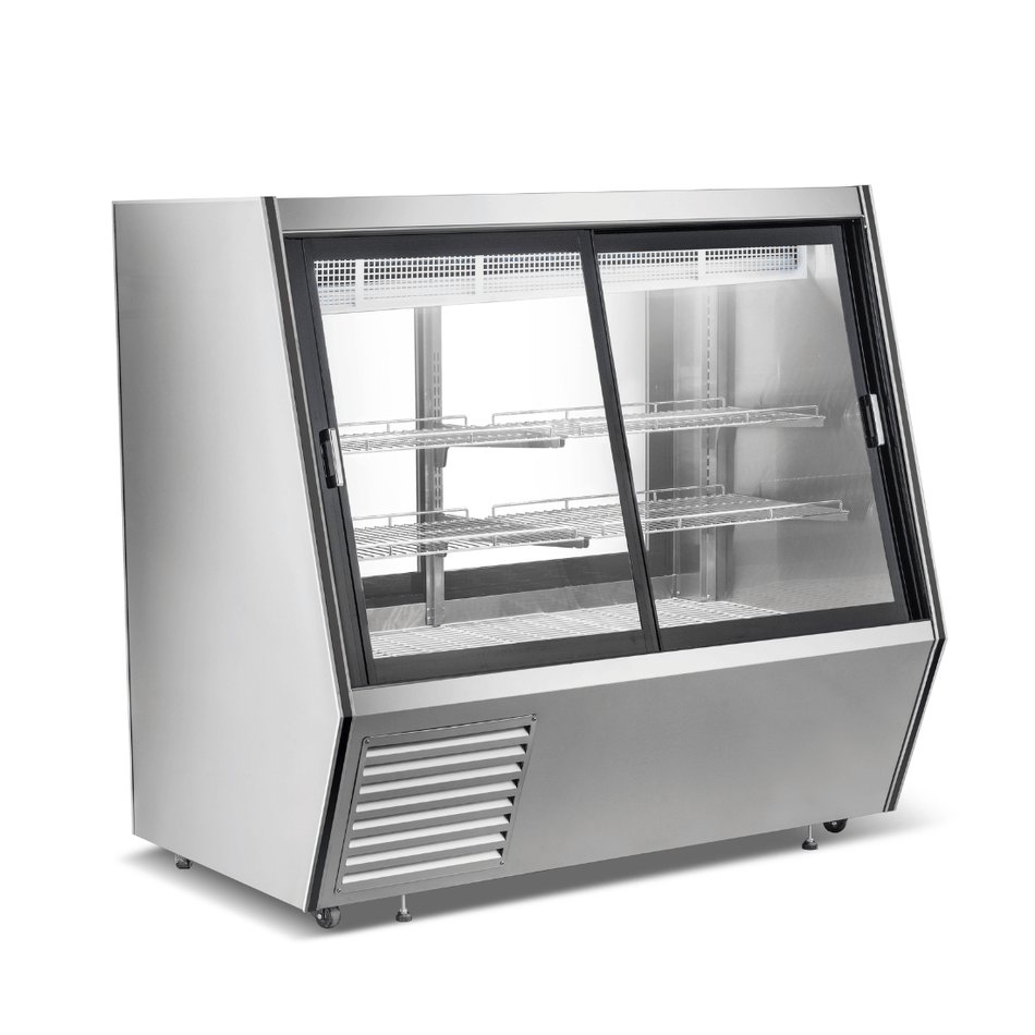 Bonvue 1523mm Dual-Access Refrigerated Deli, Meat and Seafood Display Fridge AMS-15DD