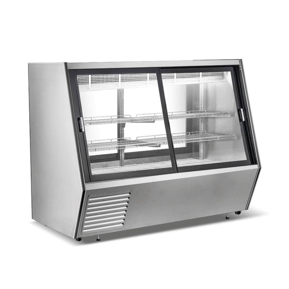 Bonvue 1823mm Dual-Access Refrigerated Deli, Meat and Seafood Display Fridge AMS-18DD