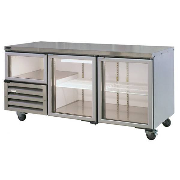 Anvil UBG6180(H) Back Bar Fridge 2 1/2 Glass Doors