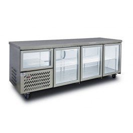 Anvil UBG6240(H) Back Bar Fridge 3 1/2 Glass Doors