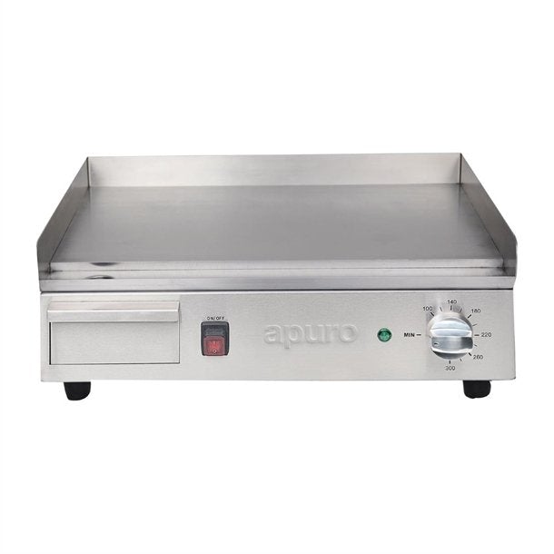 Apuro Countertop Electric Griddle 525mm Wide DB193-A