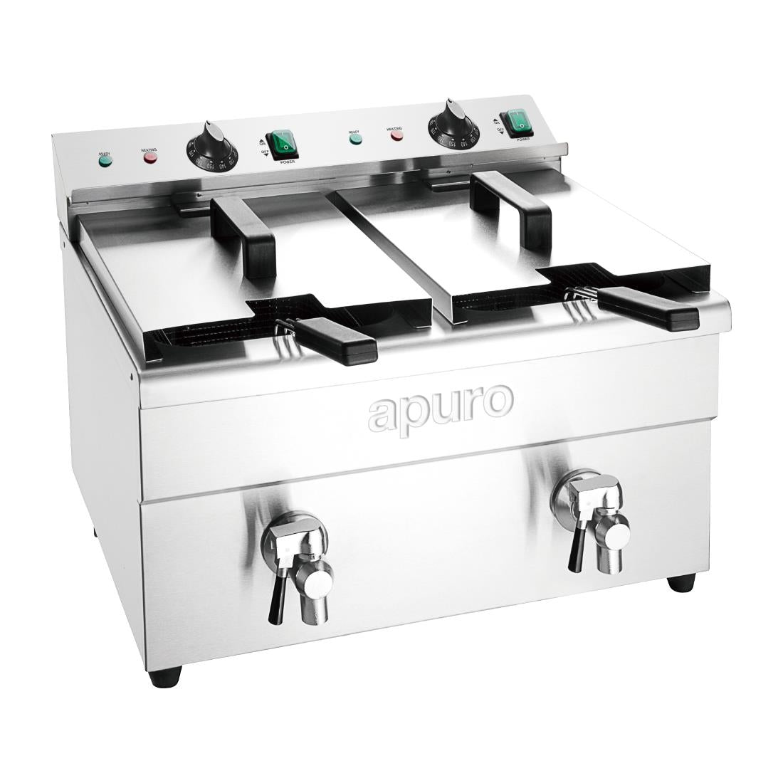 Apuro Double Induction Fryer 2x3kW CT012-A