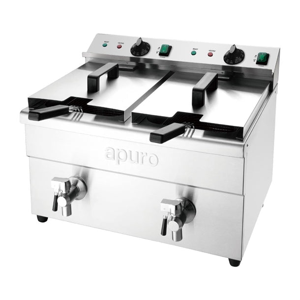 Apuro Double Induction Fryer 2x3kW CT012-A