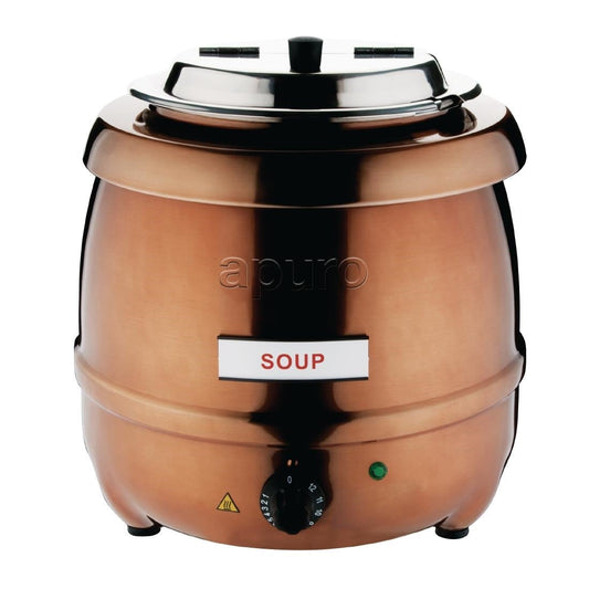 Apuro Soup Kettle Copper Finish 10Ltr CP851-A