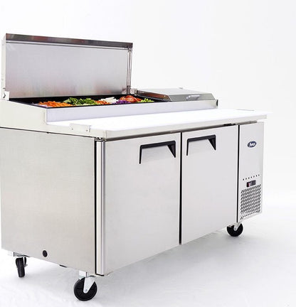 Atosa 2 Door Pizza Prep Table Fridge 1702mm MPF8202