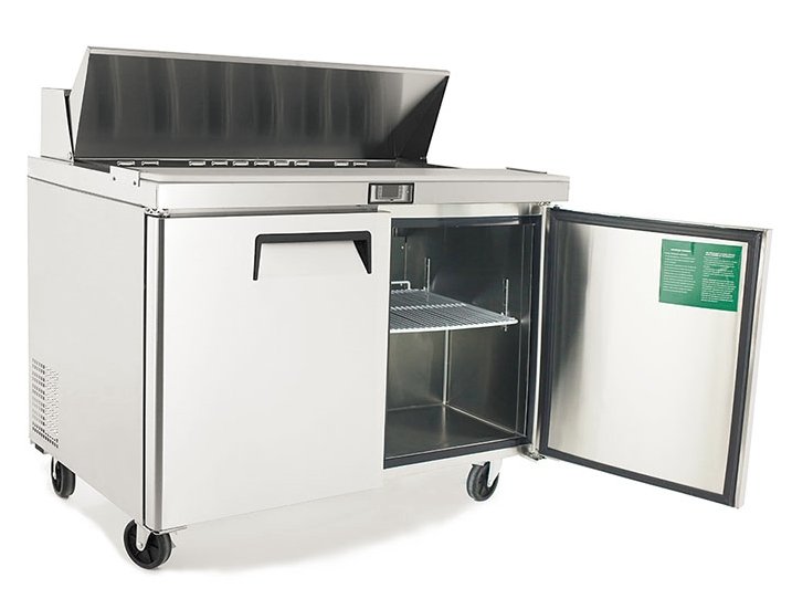 Atosa 2 Door Sandwich Prep Table Fridge 1225mm MSF8302