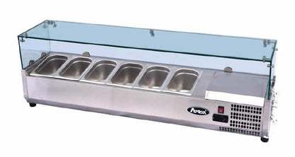 Atosa Countertop Salad Bar 6 x 1/3 Pan 1415mm ESL3882