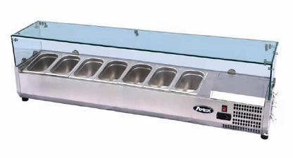 Atosa Countertop Salad Bar 9 x 1/3 Pan 2005mm ESL3890