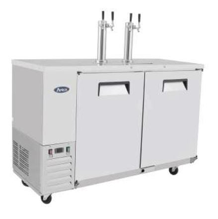 Atosa Keg Cooler Fridge With Dual Taps MKC58