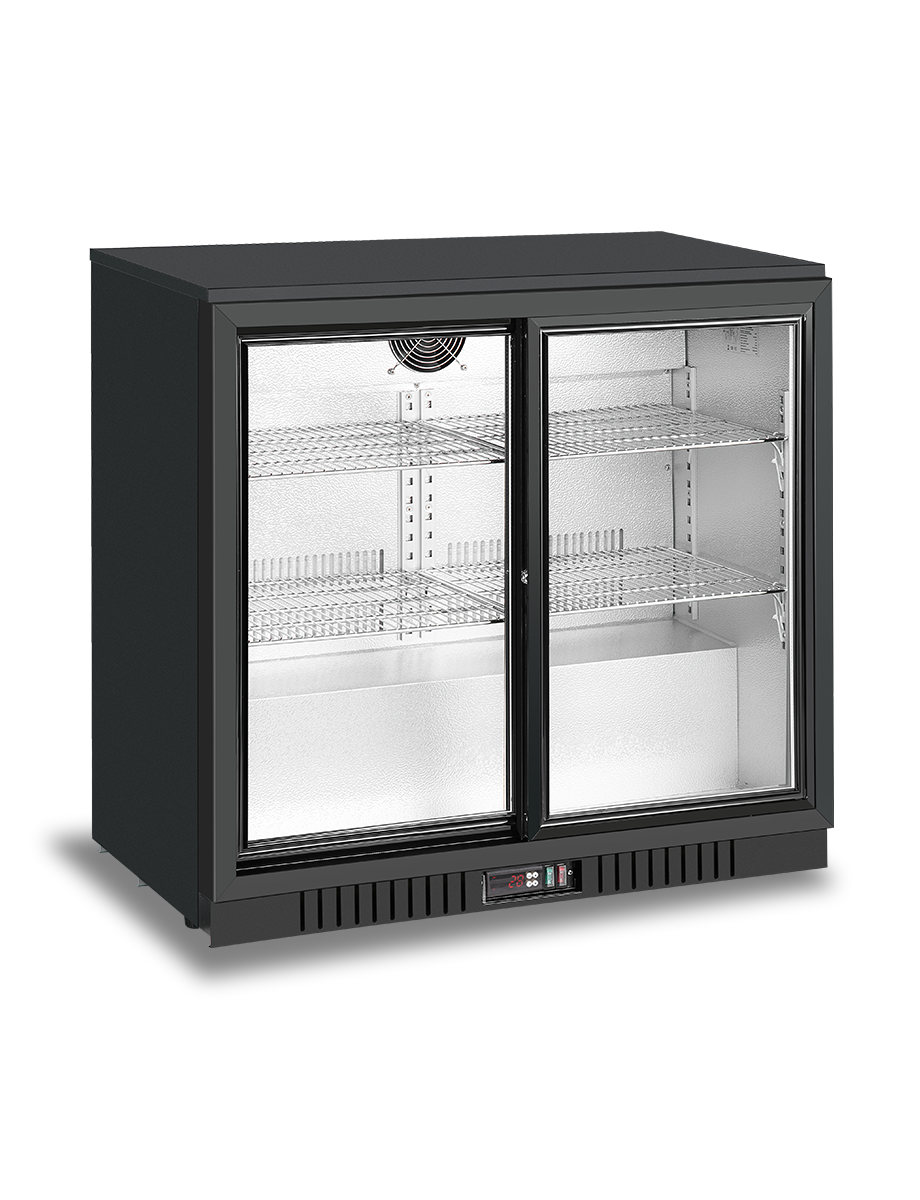 Atosa 2 sliding doors back bar cooler BB-208SEC