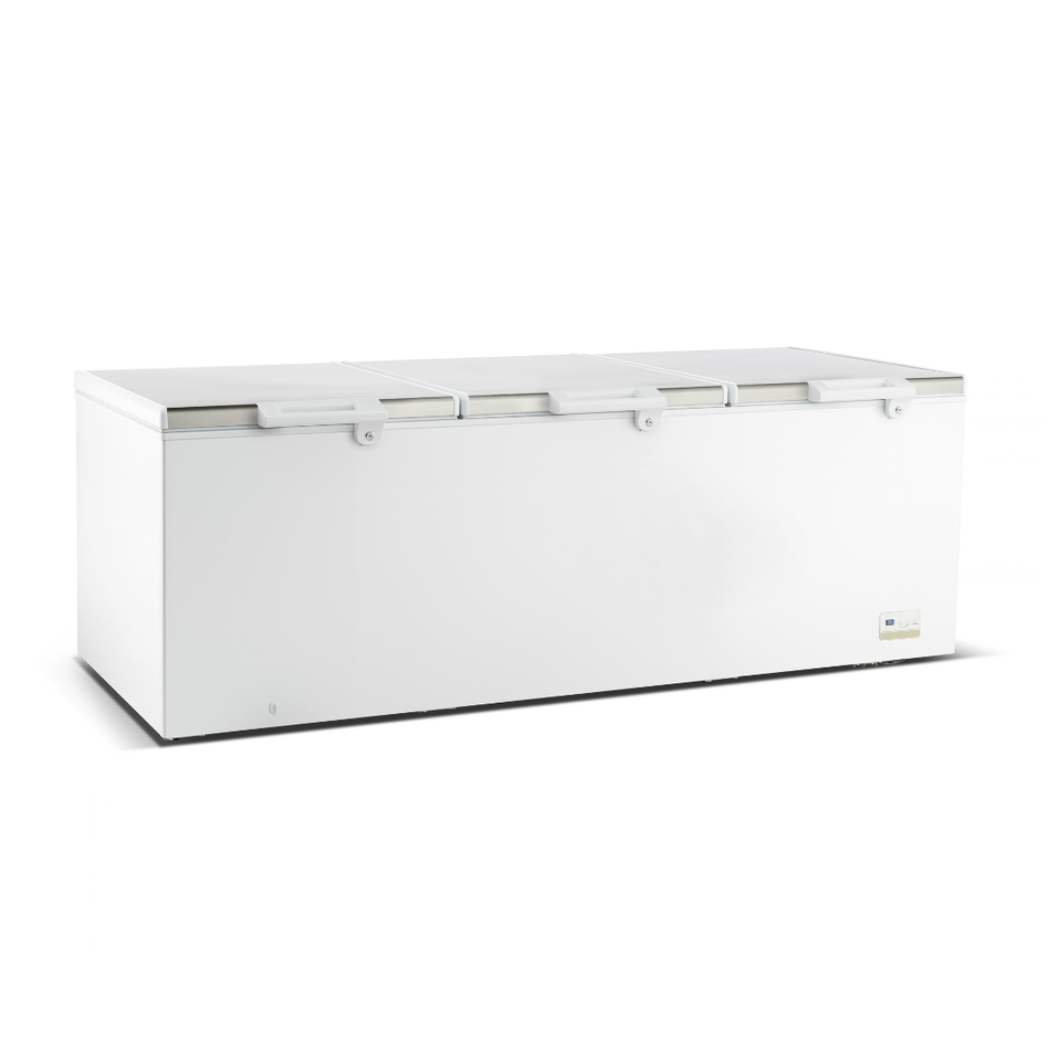 Thermaster Heavy Duty 1188L 3 Lid Stainless Steel Chest Freezer BD1188F