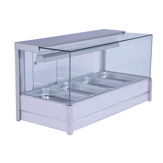 Square Countertop Wet and Dry Bain Marie Fits 4x 1/1GN BM14SC