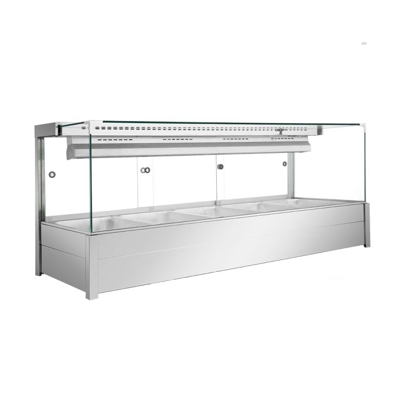 Bonvue Square Countertop Wet & Dry Bain Marie BM17SC – 5 Pan
