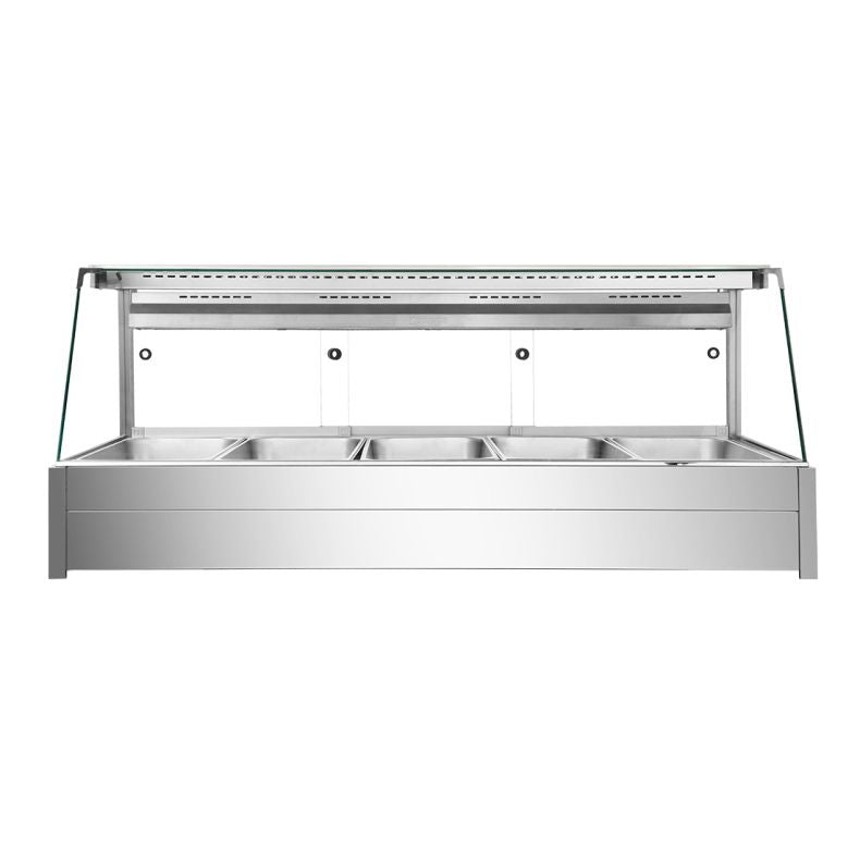 Bonvue Angled Countertop Wet & Dry Bain Marie BM17TC – 5 Pan