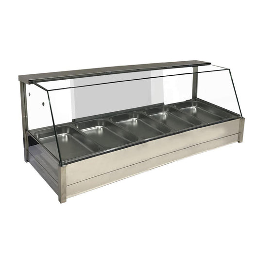 BM17TD Angled Countertop Heated Bain Marie