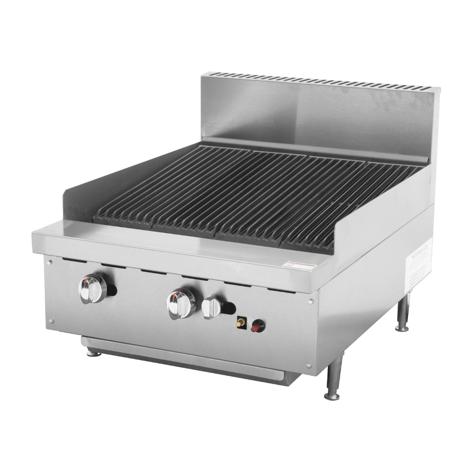 BRENNER Forge 800 Series 600mm 2 Burner LPG Char Grill Top – BREG8C-600L