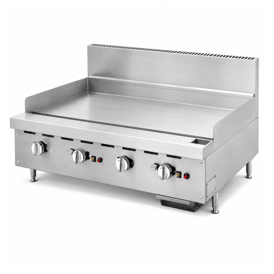 BRENNER Forge 800 Series Bench Top Gas Griddle NG with 4 burners - BREG8G-1200N