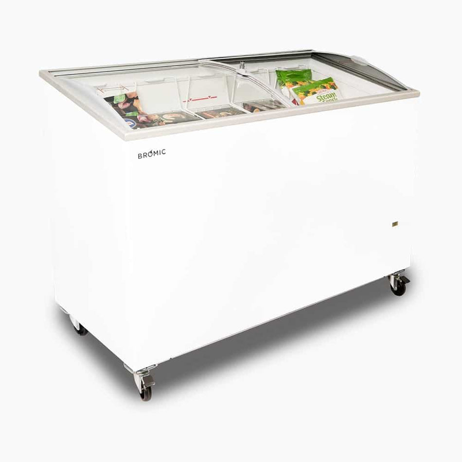 Bromic CF0400ATCG-NR Display Chest Freezer - 352L - Curved Glass Top