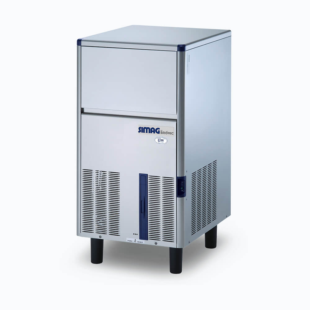 Bromic IM0032SSC Self Contained Ice Machine - Solid Cube - 31kg/24h - 17kg cap