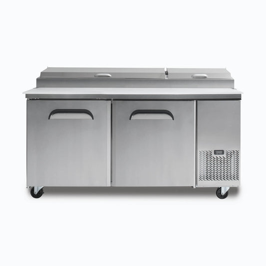 Bromic PP1700 Pizza Prep Fridge 2 Doors 1702mm - 9 Pans