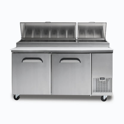 Bromic PP1700 Pizza Prep Fridge 2 Doors 1702mm - 9 Pans