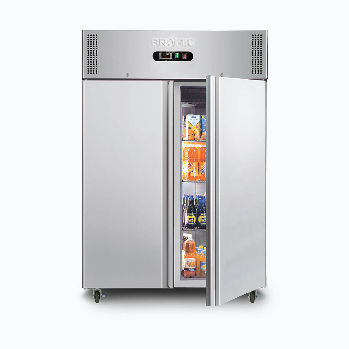 Bromic UF1300SDF-NR Upright Freezer 1300L - 2 Doors