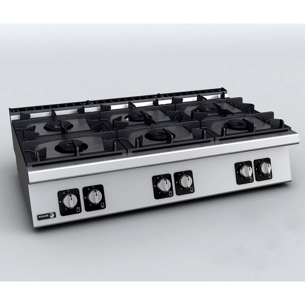 Fagor Kore 700 Series Bench Top 6 Gas Burners - C-G760H