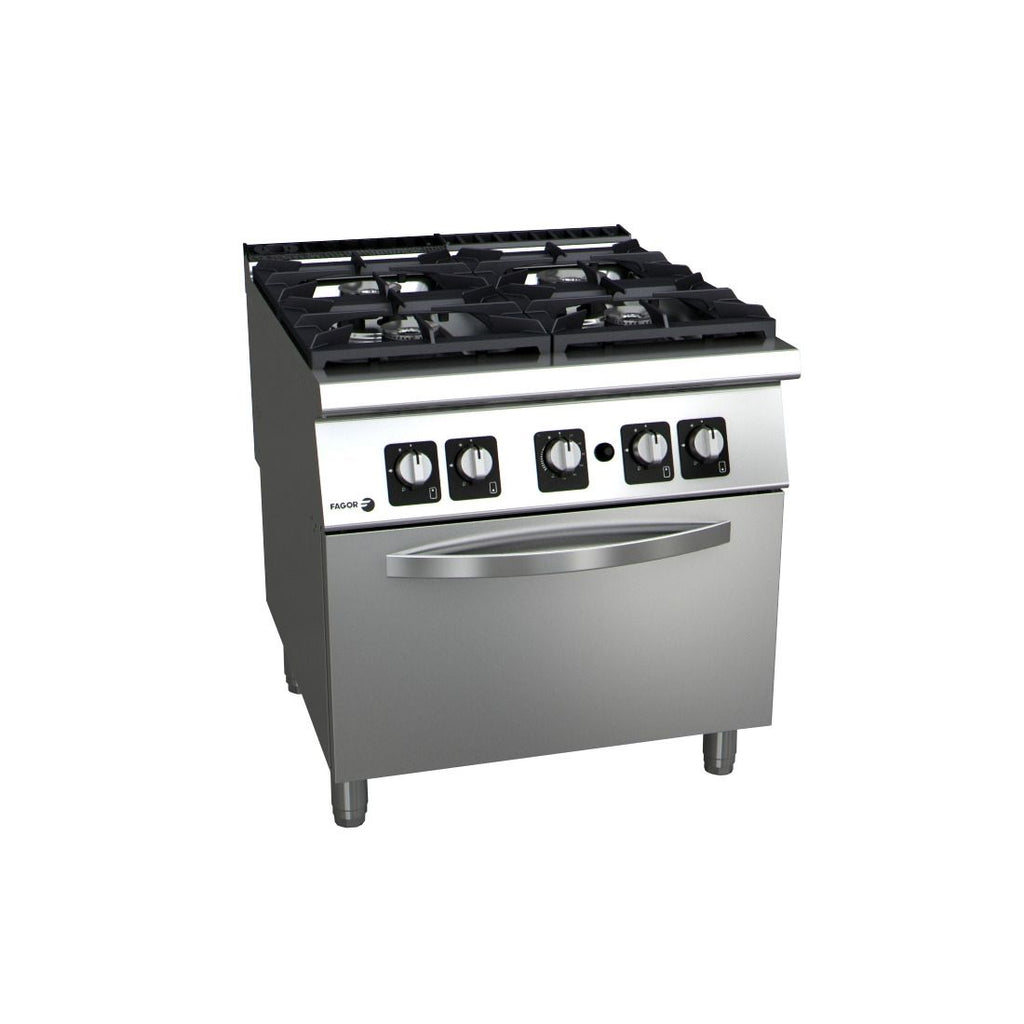 Fagor Kore 900 Series Gas 4 Burner with Gas Oven - C-G941H