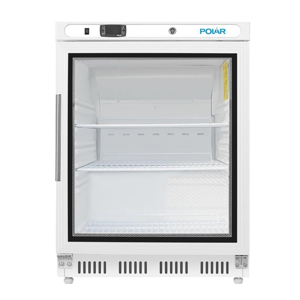 Polar C-Series Under Counter Display Fridge White 150Ltr  CD086-A