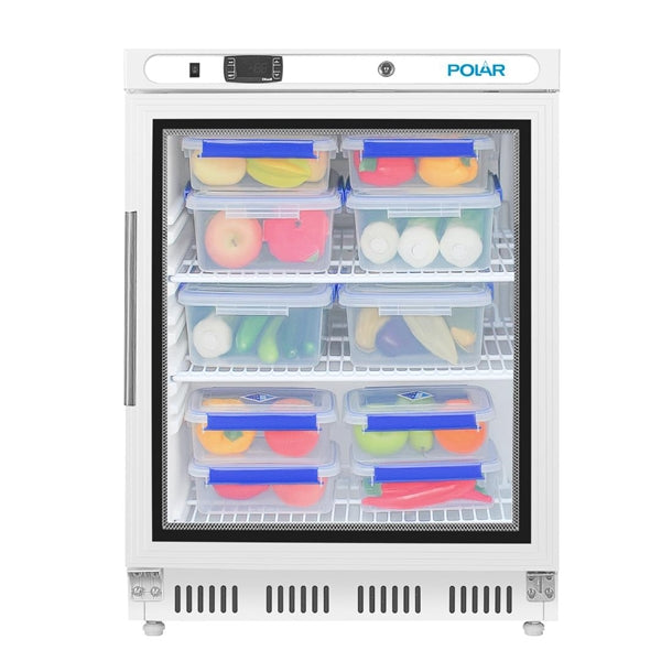 Polar C-Series Under Counter Display Fridge White 150Ltr  CD086-A