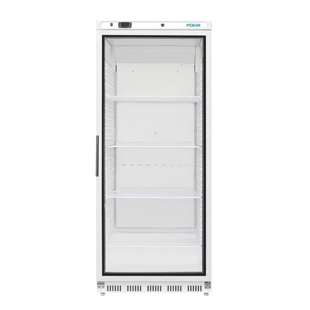 Polar C-Series Upright Display Fridge White 600Ltr  CD088-A