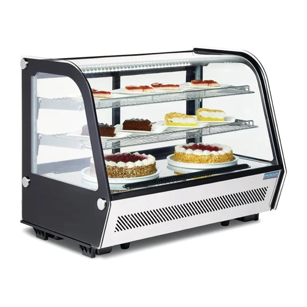 Polar G-Series Countertop Food Display Fridge Black 160Ltr CD230-A