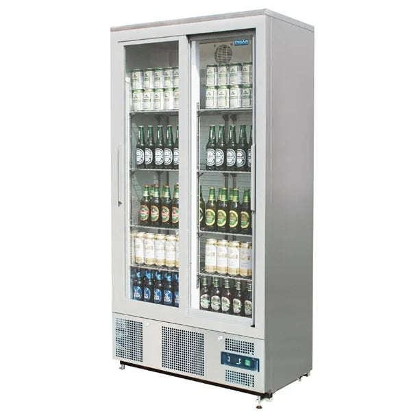 Polar G-Series Sliding Door Upright Fridge 490Ltr CK478-A