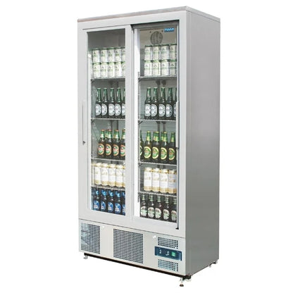 Polar G-Series Sliding Door Upright Fridge 490Ltr CK478-A