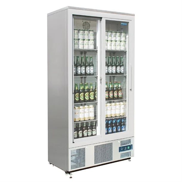 Polar G-Series Sliding Door Upright Fridge 490Ltr CK478-A