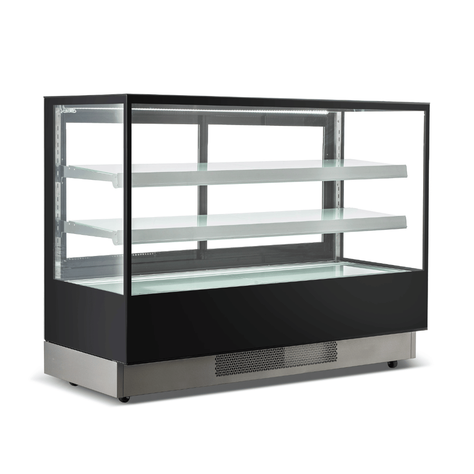 Bonvue Elite 1500mm Cold Cake Display – 2 Glass Shelves