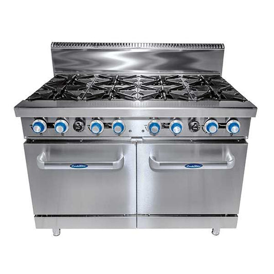 Cookrite 8 Burner Cooktop w/ Oven ATO-8B-F-LPG