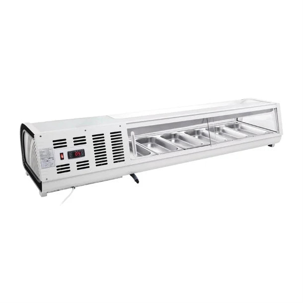 Polar 1529mm Countertop Tapas Display Fridge GP296-A