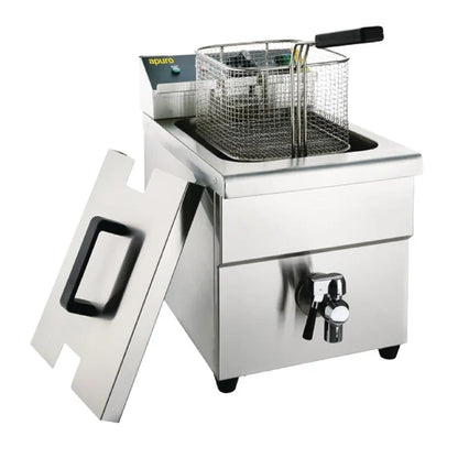 Apuro CP793-A Single Tank Single Basket Induction Fryer 8Ltr