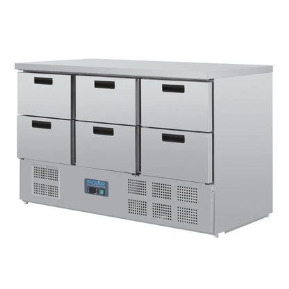 Polar GH226-A G-Series Six Drawer Counter Fridge