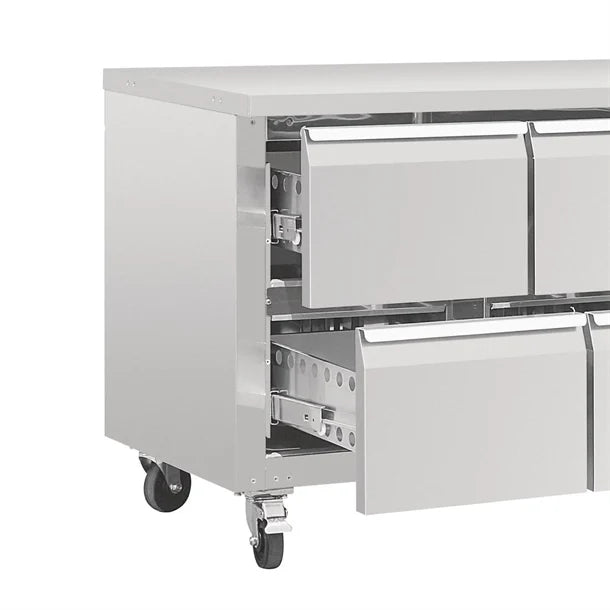 Polar U-Series Eight Drawer Gastronorm Counter Fridge DA549-A