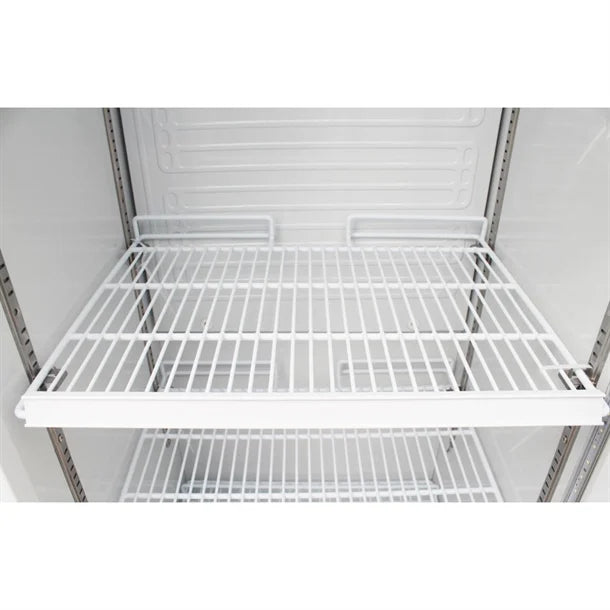 Polar G-Series Upright Display Fridge White 350Ltr DM076-A