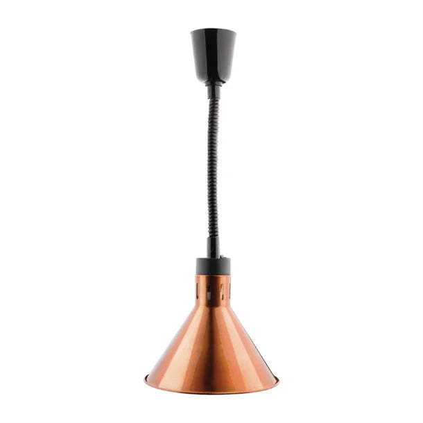 Apuro Retractable Conical Heat Lamp Shade Copper Finish DY463-A