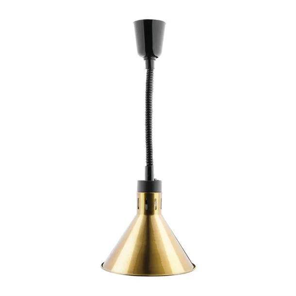 Apuro DY465-A Retractable Conical Heat Lamp Shade Gold Finish