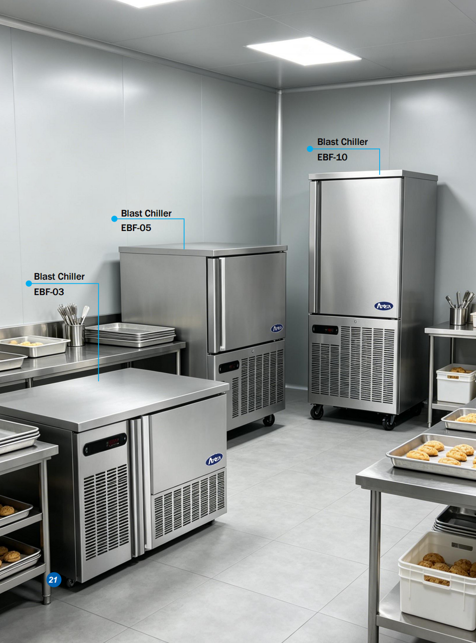 Atosa EBF-03 3 Grid Undercounter Blast Chiller/Freezer