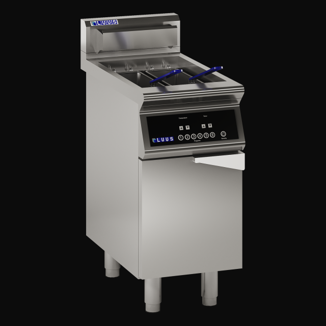 LUUS EF7-40 Induction Fryer – Twin Basket 12kW