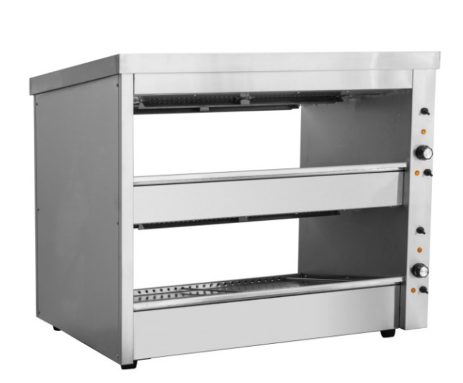 BENCHSTAR 1000mm 2 Shelves Hot Food Display Warmer EHW-100
