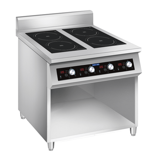 Induction 4-Burner Cooker with Splashback EIC7-800P